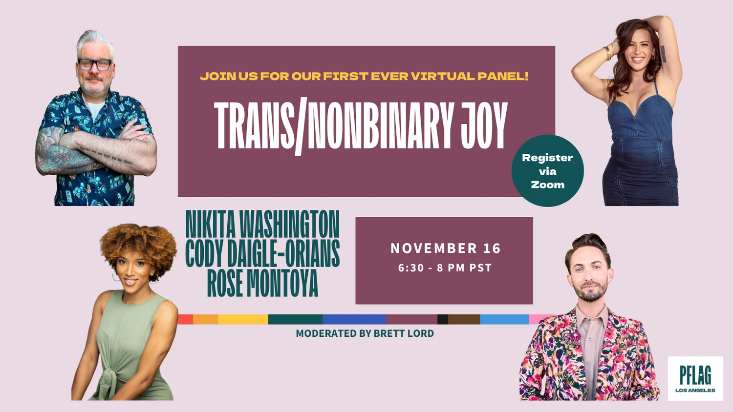 PFLAG Los Angeles Presents: Transgender and Nonbinary Joy Panel